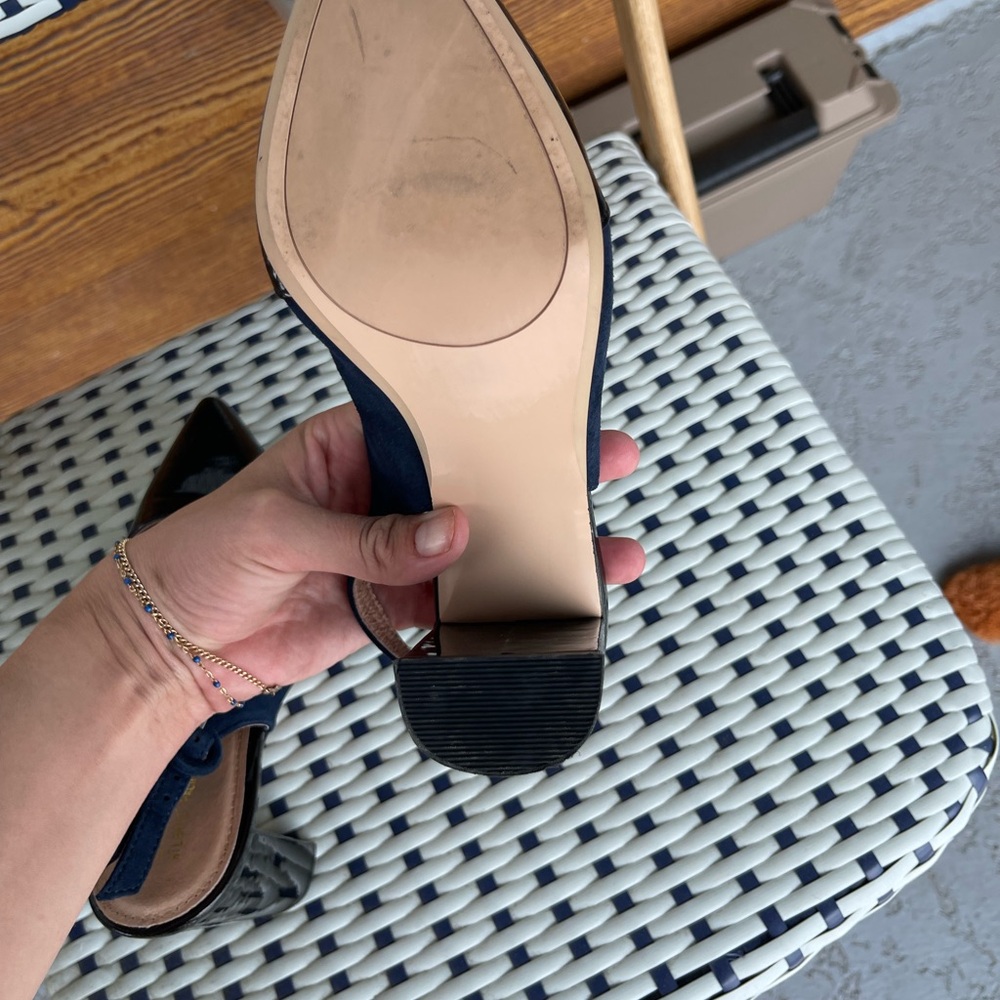 Halogen x Atlantic-Pacific Women's Slingback Pump Sz 7M - Picture 5 of 9